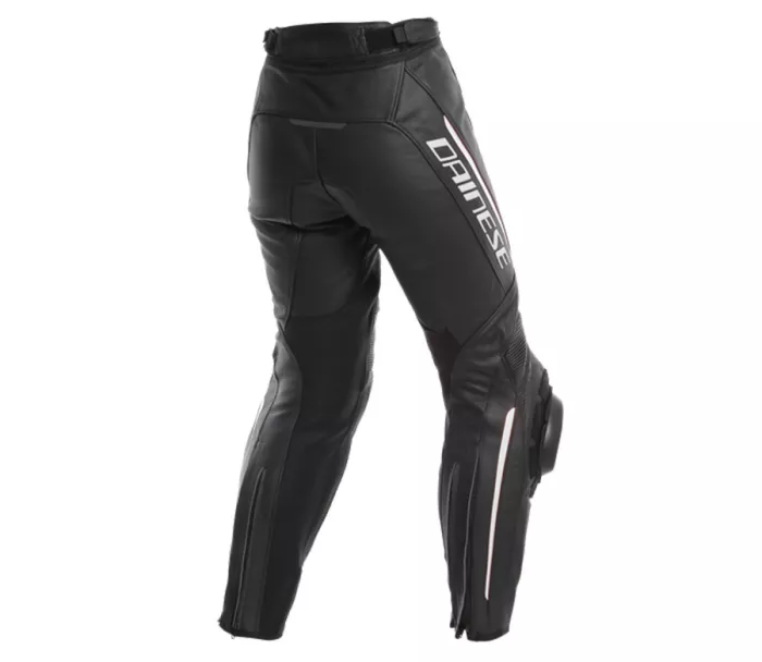 Damskie spodnie motocyklowe Dainese Delta 3 czarno/czarno/białe