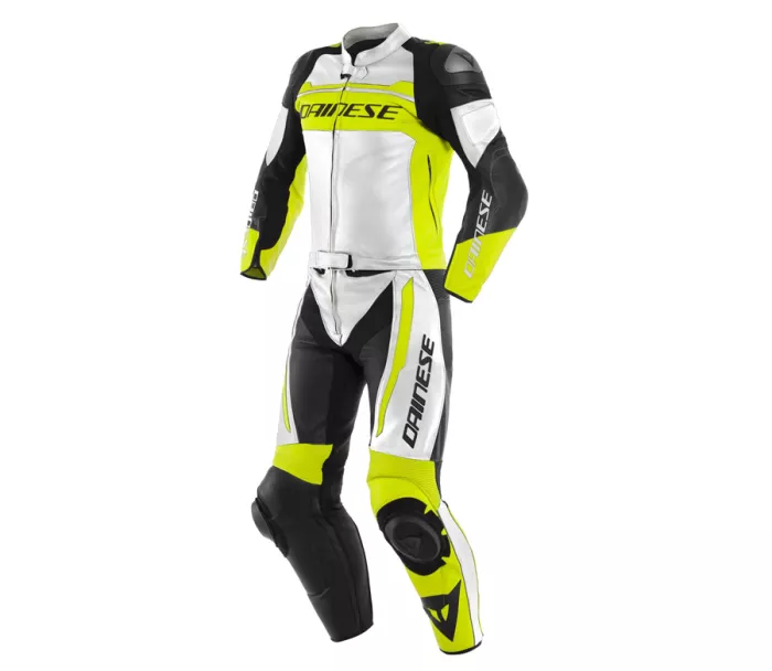 Kombinezon Dainese Mistel biały / fluo żółty / czarny rozmiar 58