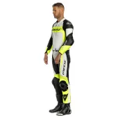 Kombinezon Dainese Mistel biały / fluo żółty / czarny rozmiar 58