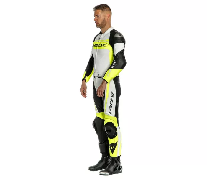 Kombinezon Dainese Mistel biały / fluo żółty / czarny rozmiar 58