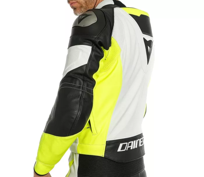 Kombinezon Dainese Mistel biały / fluo żółty / czarny rozmiar 58