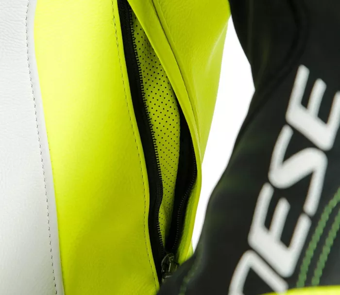 Kombinezon Dainese Mistel biały / fluo żółty / czarny rozmiar 58