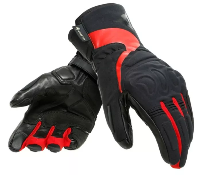 Rękawiczki damskie Dainese NEBULA GORE-TEX GLOVES LADY BLACK / RED