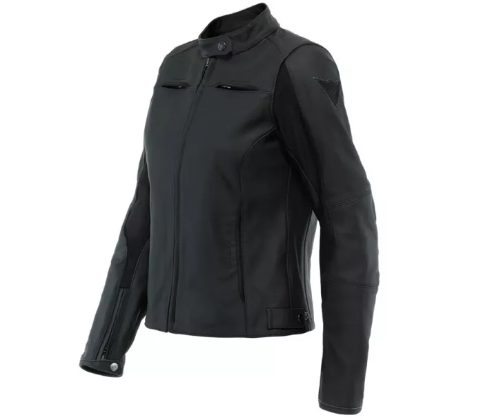 Damska kurtka Dainese RAZON 2 LADY LEATHER JACKET Czarna