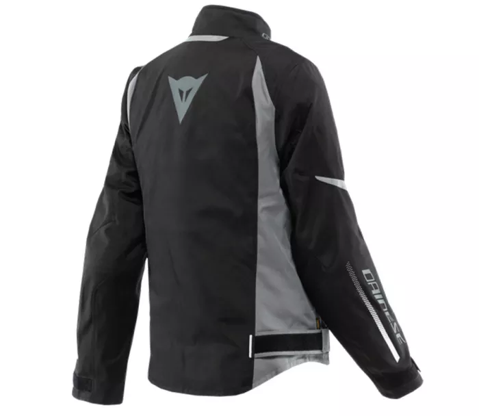 Damska kurtka Dainese 24G GREAT LADY D-DRY JACKET BLACK / CHARCOAL-GREY / BIAŁY