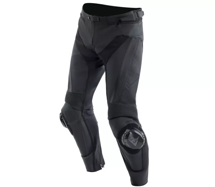 Męskie spodnie skórzane Dainese DELTA 4 BLACK/BLACK
​