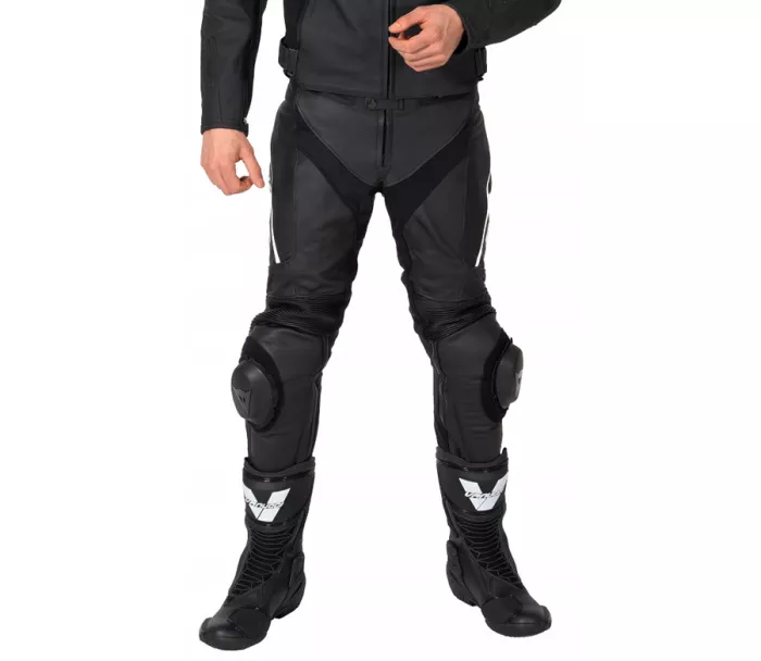 Spodnie motocyklowe Dainese Delta 3 czarno/czarno/białe