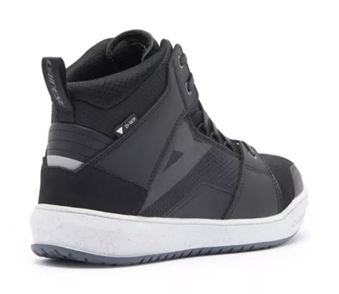 Męskie buty motocyklowe Dainese SUBURB D-WP BLACK/WHITE/IRON-GATE