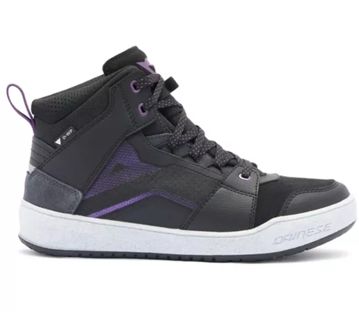 Obuwie damskie Dainese SUBURB D-WP BLACK/WHITE/METAL PURPLE