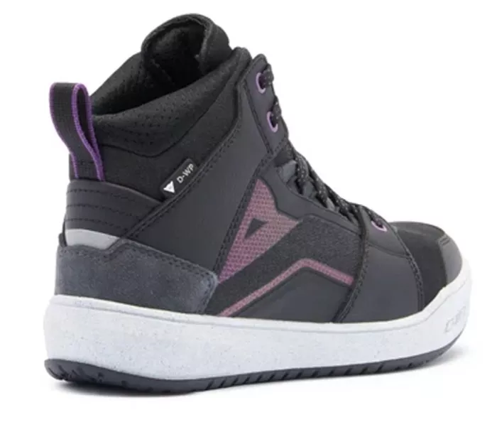 Obuwie damskie Dainese SUBURB D-WP BLACK/WHITE/METAL PURPLE