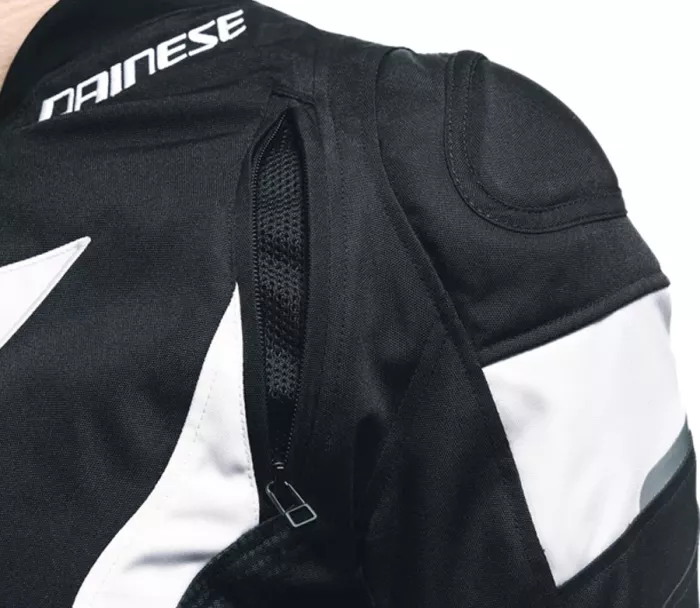 Kurtka motocyklowa Dainese AVRO 5 TEX BLACK/WHITE