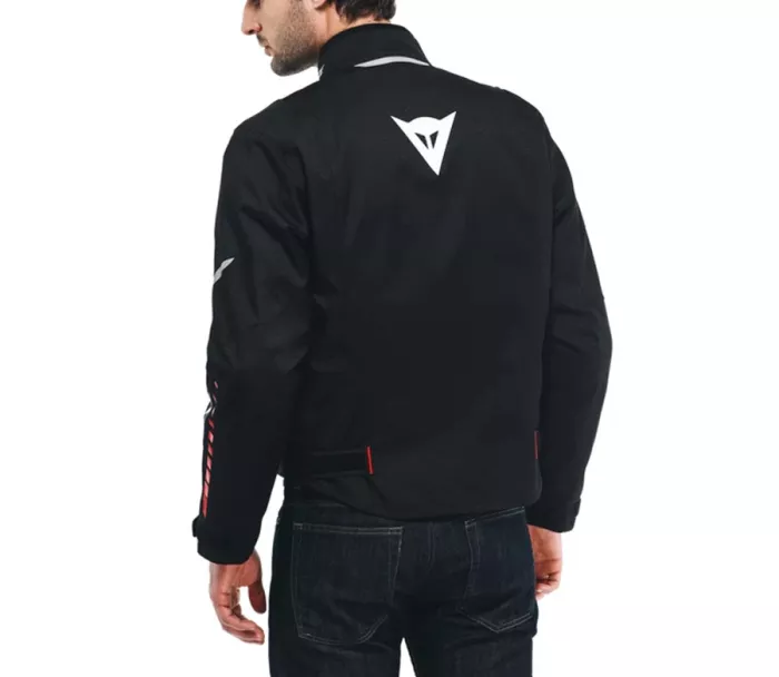 Kurtka motocyklowa Dainese VELOCE D-DRY®BLACK/WHITE/LAVA-RED