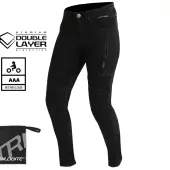 Spodnie damskie Trilobite Parado doublelayer AAA skinny fit black level 2