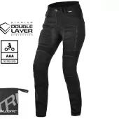 Jeansy damskie Trilobite Parado doublelayer AAA slim fit black level 2