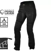 Jeansy damskie Trilobite Parado doublelayer AAA regular fit black level 2