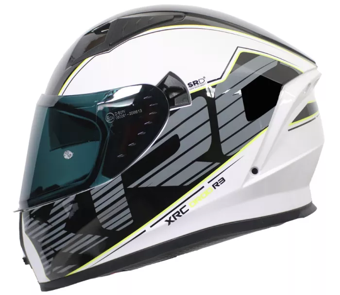 Integralny kask XRC DROD white/black/fluo