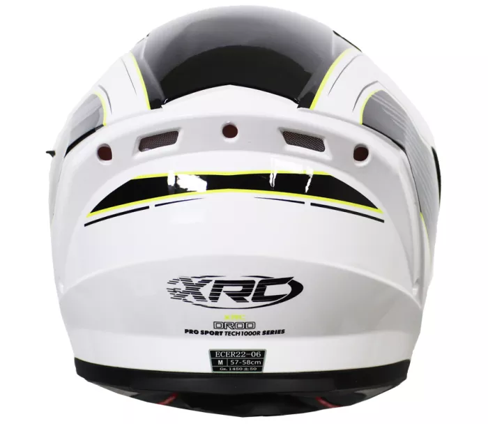 Integralny kask XRC DROD white/black/fluo