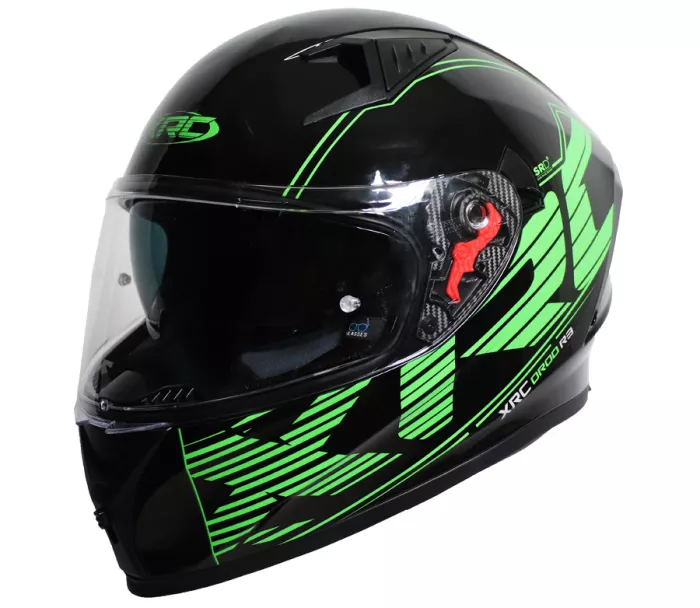 Kask motocyklowy XRC DROD black/green