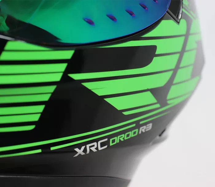 Kask motocyklowy XRC DROD black/green