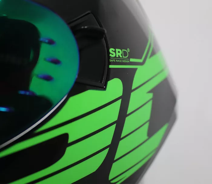 Kask motocyklowy XRC DROD black/green