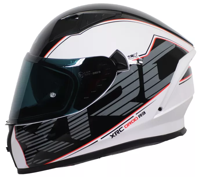 Integralny kask XRC DROD black/white/red