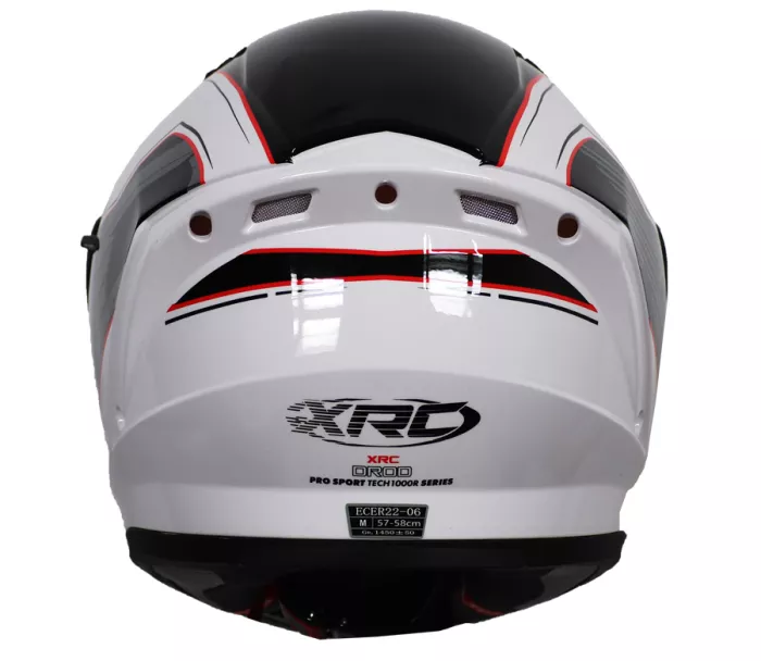 Integralny kask XRC DROD black/white/red