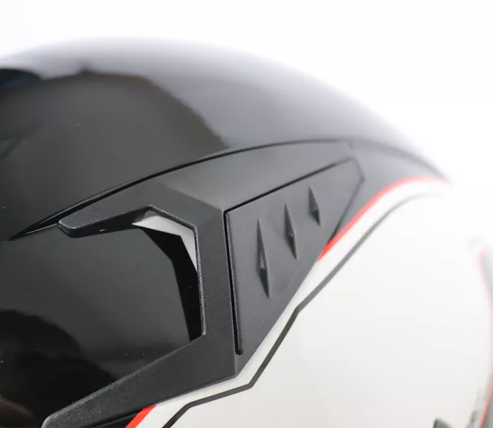 Integralny kask XRC DROD black/white/red