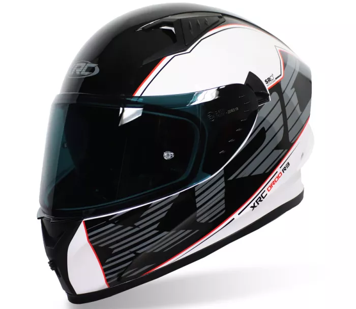 Integralny kask XRC DROD black/white/red