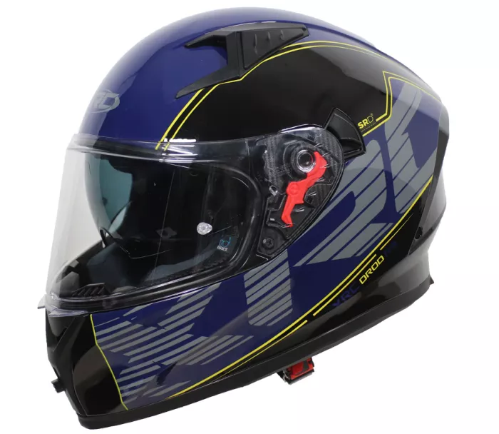 Integralny kask XRC DROD blue/black/fluo