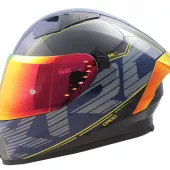 Integralny kask XRC DROD blue/black/fluo