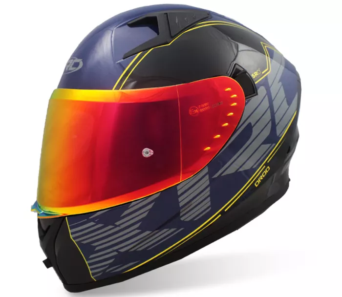 Integralny kask XRC DROD blue/black/fluo