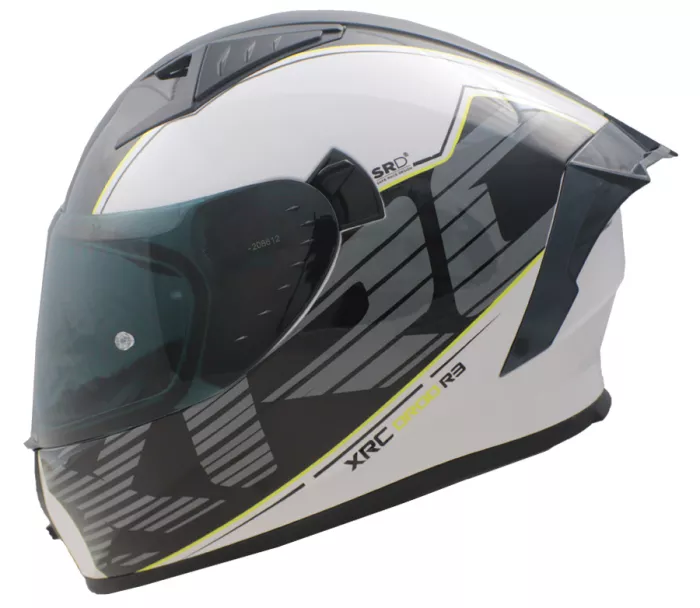 Integralny kask XRC DROD white/black/fluo