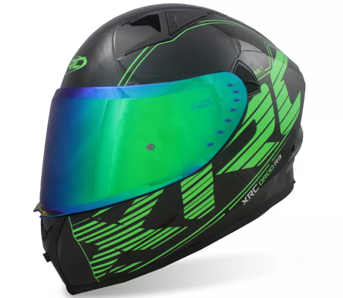 Kask motocyklowy XRC DROD black/green