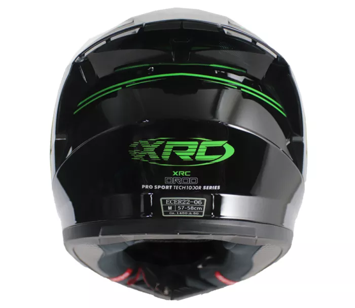 Kask motocyklowy XRC DROD black/green