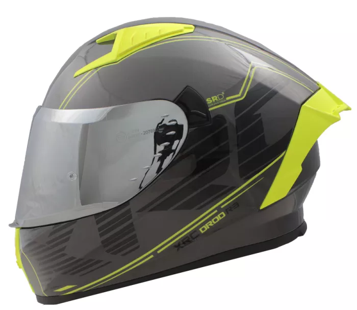 Integralny kask XRC DROD grey/fluo