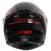 Kask motocyklowy XRC DROD black/red