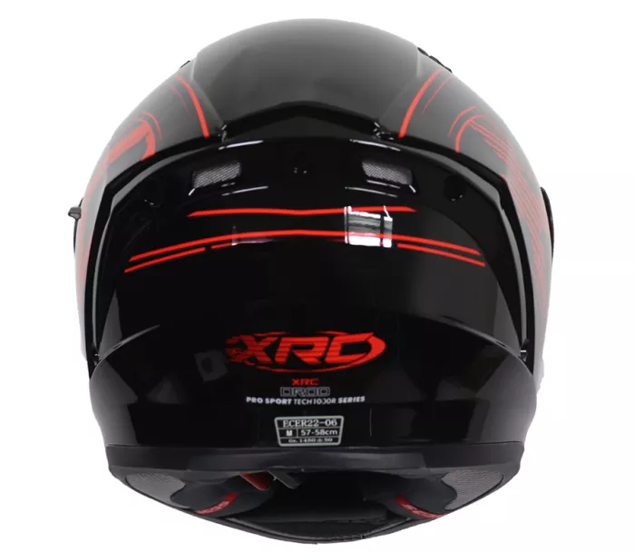 Kask motocyklowy XRC DROD black/red