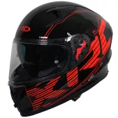 Kask motocyklowy XRC DROD black/red