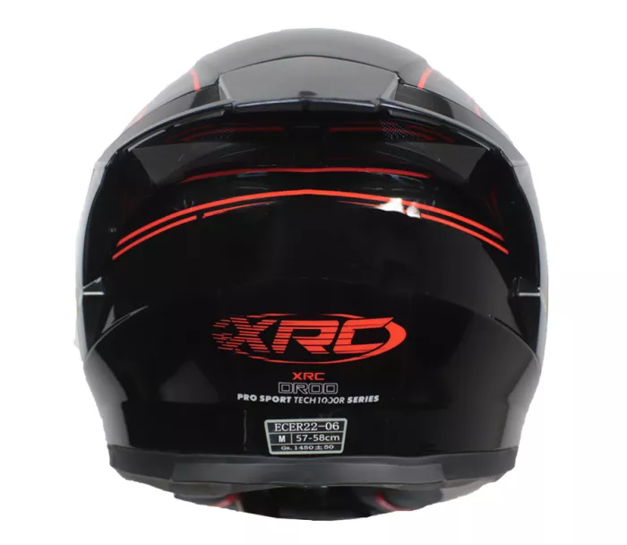 Kask motocyklowy XRC DROD black/red