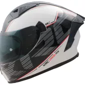 Integralny kask XRC DROD black/white/red