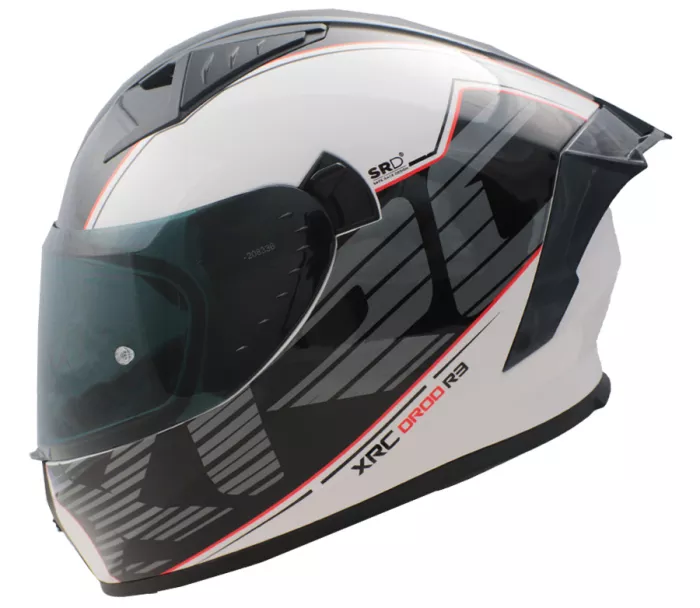 Integralny kask XRC DROD black/white/red