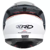 Integralny kask XRC DROD black/white/red