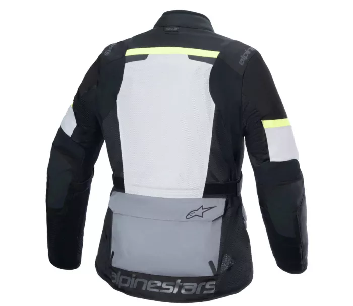 Męska kurtka motocyklowa Alpinestars Andes Air Drystar ice grey/dark grey/black