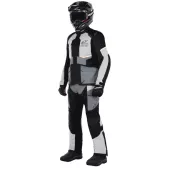 Męska kurtka motocyklowa Alpinestars Andes Air Drystar ice grey/dark grey/black