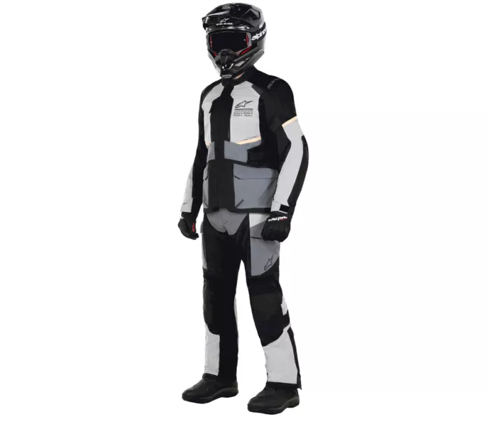 Męska kurtka motocyklowa Alpinestars Andes Air Drystar ice grey/dark grey/black