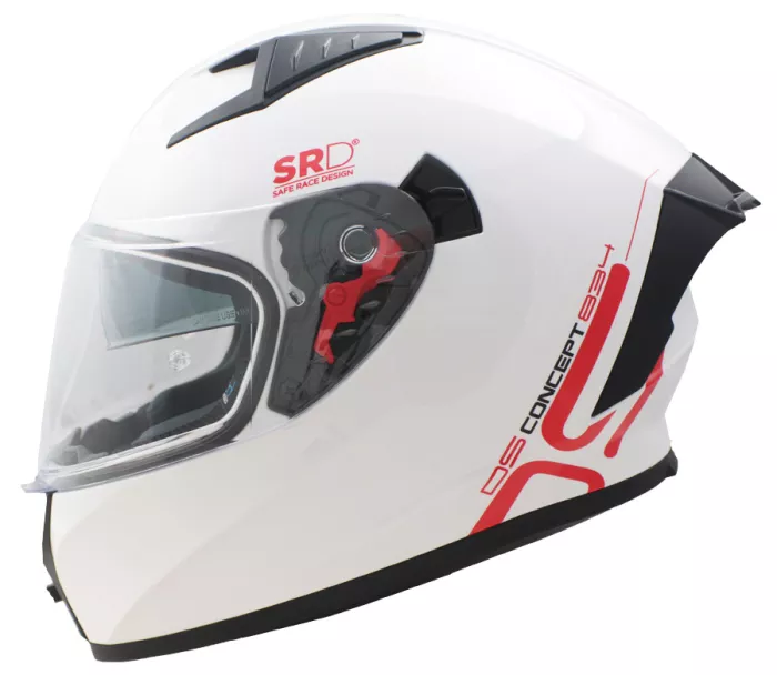 Kask motocyklowy XRC DS CONCEPT glossy white