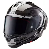 Kask motocyklowy Alpinestars Supertech R10 Element black/carbon silver/black glossy