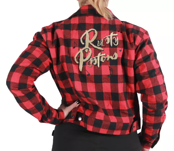 Rusty Pistons RPJAW23 Elwha lady red jacket