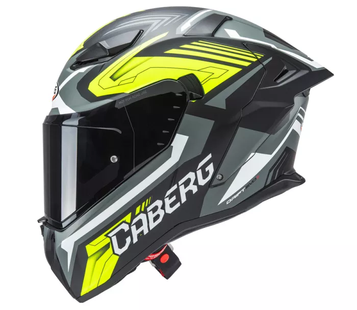 Integralny kask Caberg Drift Evo II Jarama matt black/grey/yellow fluo