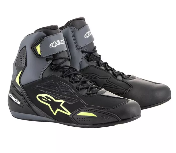 Buty motocyklowe Alpinestars Faster-3 Drystar czarno/szare/fluo